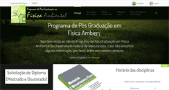 Desktop Screenshot of pgfa.ufmt.br