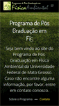 Mobile Screenshot of pgfa.ufmt.br