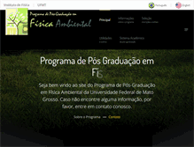 Tablet Screenshot of pgfa.ufmt.br